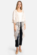 JP3000 Amiri Floral Crochet Kimono - MiMi Wholesale