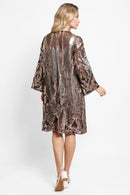 JP3520 Brielle Sequin Kimono - MiMi Wholesale