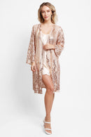 JP3520 Brielle Sequin Kimono - MiMi Wholesale