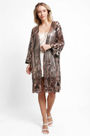 JP3520 Brielle Sequin Kimono - MiMi Wholesale