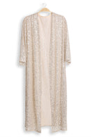 JP3521 Hannah Sequin Long Kimono cover up - MiMi Wholesale