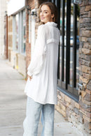 JP5007 Claire Oversized Long Sleeve Cover Up - MiMi Wholesale