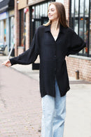 JP5007 Claire Oversized Long Sleeve Cover Up - MiMi Wholesale