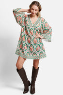 JP5107 Genesis Abstract Cover Up Dress - MiMi Wholesale