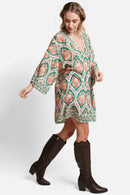 JP5107 Genesis Abstract Cover Up Dress - MiMi Wholesale
