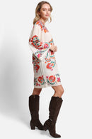 JP5112 Audrey Abstract Cover Up Dress - MiMi Wholesale