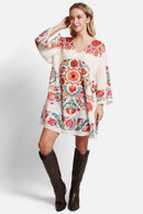 JP5112 Audrey Abstract Cover Up Dress - MiMi Wholesale
