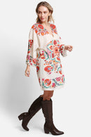 JP5112 Audrey Abstract Cover Up Dress - MiMi Wholesale