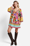 JP5114 Caroline Floral Cover Up Dress - MiMi Wholesale