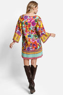 JP5114 Caroline Floral Cover Up Dress - MiMi Wholesale