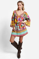 JP5114 Caroline Floral Cover Up Dress - MiMi Wholesale