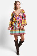 JP5114 Caroline Floral Cover Up Dress - MiMi Wholesale