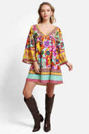 JP5114 Caroline Floral Cover Up Dress - MiMi Wholesale