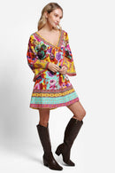 JP5114 Caroline Floral Cover Up Dress - MiMi Wholesale
