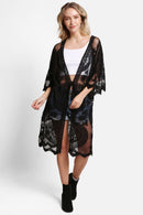 JP5208 Iris Tie Knot Lace Cover Up - MiMi Wholesale