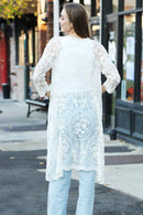 JP5210 Polly Floral Lace Cover Up - MiMi Wholesale