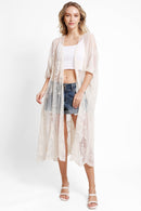 JP5212 Serenity Floral Lace Cover Up - MiMi Wholesale