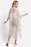 JP5212 Serenity Floral Lace Cover Up - MiMi Wholesale