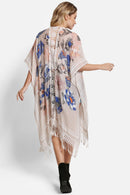 JP5232 Piper Floral Kimono With Tassels - MiMi Wholesale