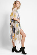 JP5234 Juniper Floral Kimono With Tassels - MiMi Wholesale