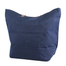 JUTE Leather Handle Jute Burlap Tote - MiMi Wholesale