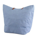 JUTE Leather Handle Jute Burlap Tote - MiMi Wholesale