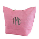 JUTE Leather Handle Jute Burlap Tote - MiMi Wholesale