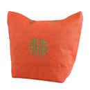 JUTE Leather Handle Jute Burlap Tote - MiMi Wholesale