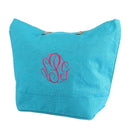 JUTE Leather Handle Jute Burlap Tote - MiMi Wholesale