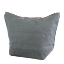 JUTE Leather Handle Jute Burlap Tote - MiMi Wholesale