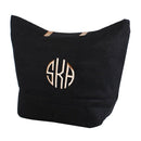 JUTE Leather Handle Jute Burlap Tote - MiMi Wholesale