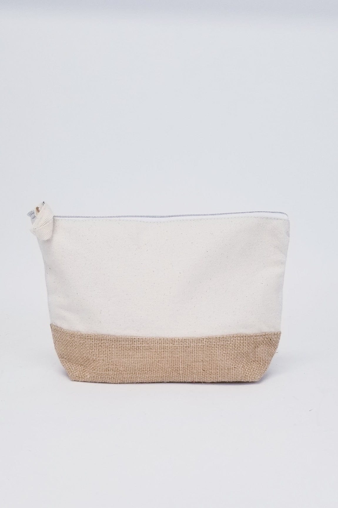 JUTP Jute Canvas Pouch - MiMi Wholesale