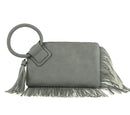 JY0378 Fringe Soft Vegan Leather Wristlet/Clutch - MiMi Wholesale