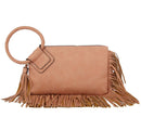 JY0378 Fringe Soft Vegan Leather Wristlet/Clutch - MiMi Wholesale