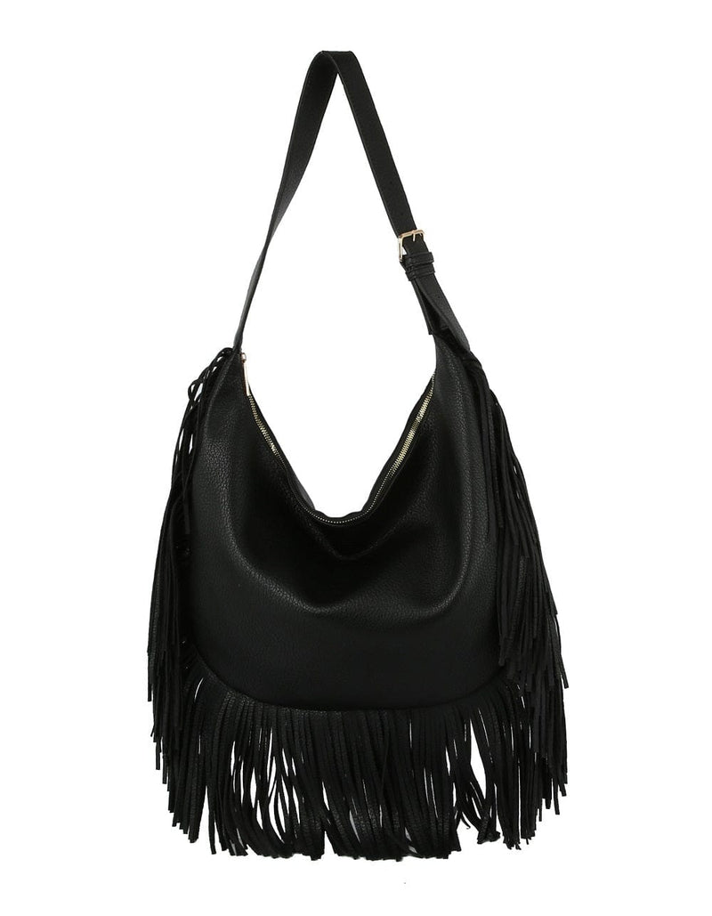 JY0391 Fringe Western Hobo Bag - MiMi Wholesale