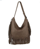 JY0391 Fringe Western Hobo Bag - MiMi Wholesale