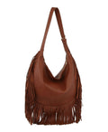 JY0391 Fringe Western Hobo Bag - MiMi Wholesale