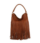 JY0465 Hana Boho Fringe Hobo Bag - MiMi Wholesale