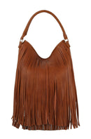 JY0465 Hana Boho Fringe Hobo Bag - MiMi Wholesale