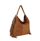 JY0466 Janice Fringe Hobo Bag - MiMi Wholesale