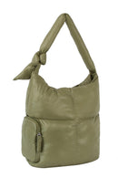 JYE0469 Casey Knotted Handle Puffer Tote Bag - MiMi Wholesale
