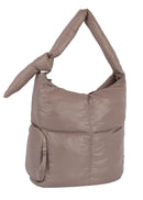JYE0469 Casey Knotted Handle Puffer Tote Bag - MiMi Wholesale