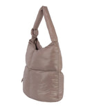 JYE0469 Casey Knotted Handle Puffer Tote Bag - MiMi Wholesale