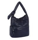 JYE0469 Casey Knotted Handle Puffer Tote Bag - MiMi Wholesale