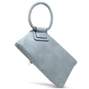 JYM0346 Soft Vegan Leather Wristlet/Clutch With Tassel - MiMi Wholesale