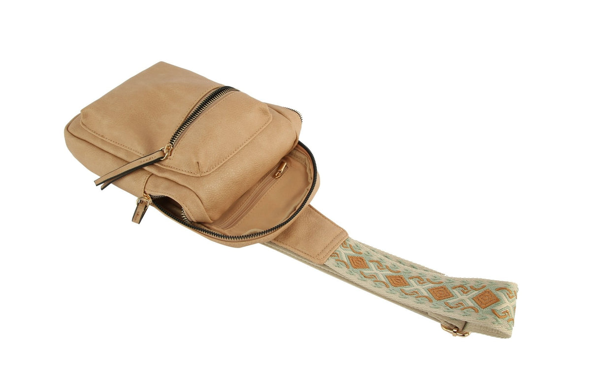 JYM0431 Boho Guitar Strap Sling Bag - MiMi Wholesale