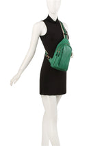 JYM0433 Wylie Double Zipper Sling Bag - MiMi Wholesale