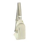 JYM0433 Wylie Double Zipper Sling Bag - MiMi Wholesale