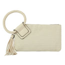 JYM0438 Amy Cotton Woven Tassel Clutch - MiMi Wholesale
