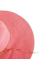 K138 Katie Wide Brim Hat With Bow Detail - MiMi Wholesale